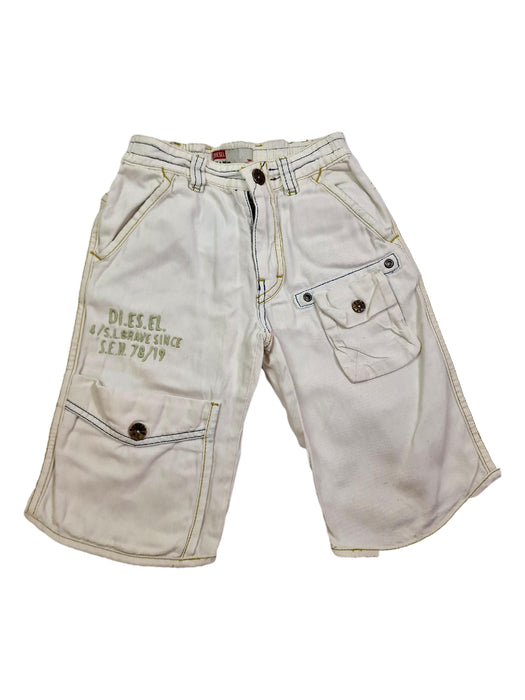 DIESEL 4 ans bermudas blanc