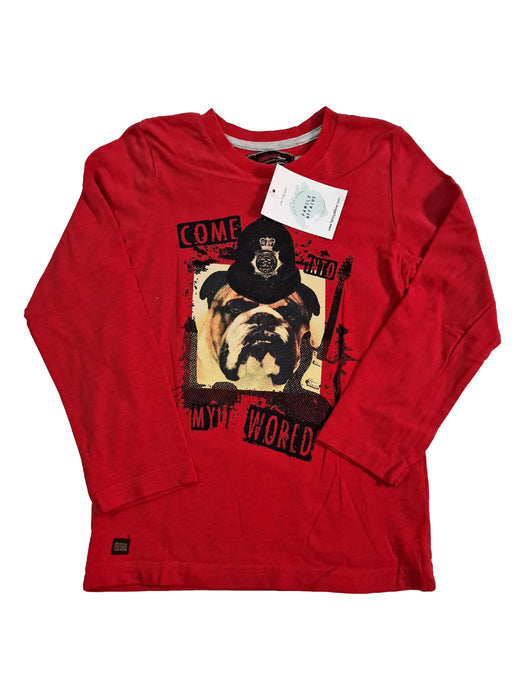 CATIMINI 6 ans tee shirt rouge