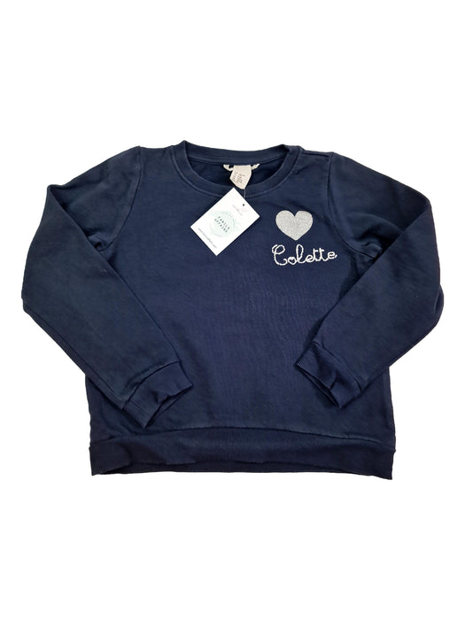 HM 6/8 ans sweat brodé Colette