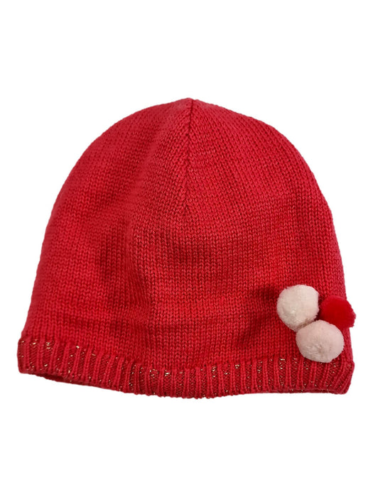 PETIT BATEAU 4/6 ans bonnet rose ponpom