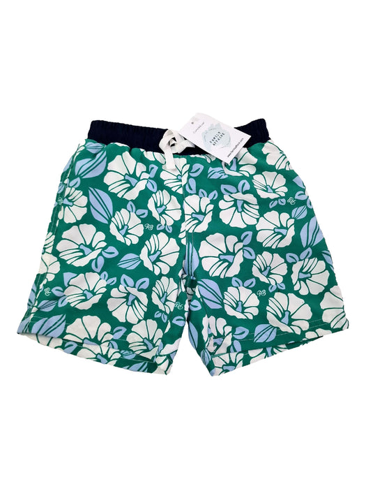 PETIT BATEAU 4 ans short bain vert fleurs