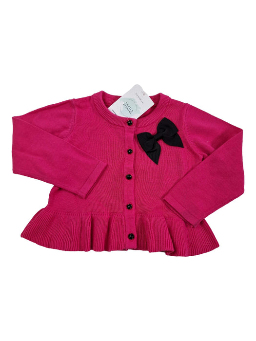 KATE SPADE 2 ans gilet rose avec noeud