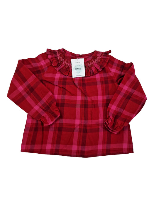 JACADI 6 ans  blouse rose rouge