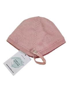 JACADI 6/12m bonnet rose polaire