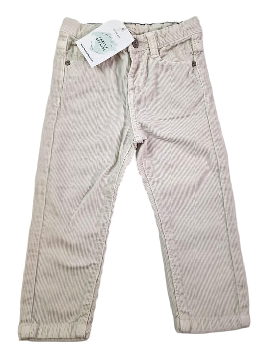 GOCCO 12/18m Pantalon velours blanc lait