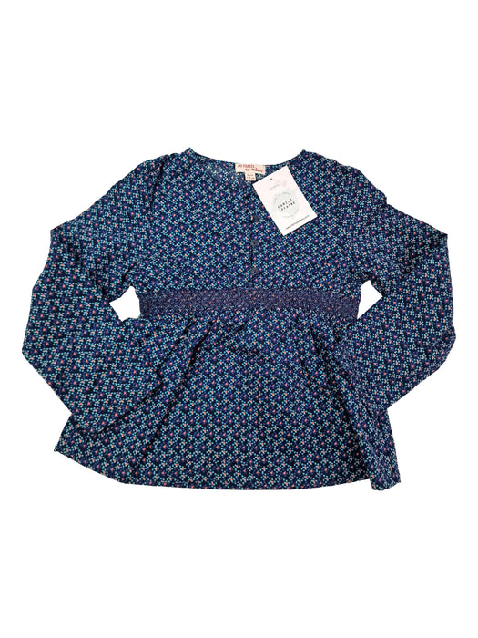 DPAM 6 ans blouse motif vert bleu