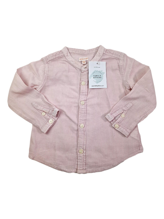 GOCCO 18/24m chemise rayée rose