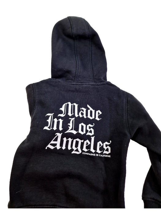 COMPAGNIE DE CALIFORNIE 4/5 ans sweat noir capuche