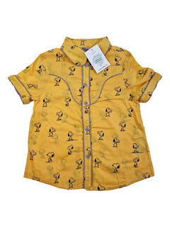 ZARA 6 ans chemise peanut jaune