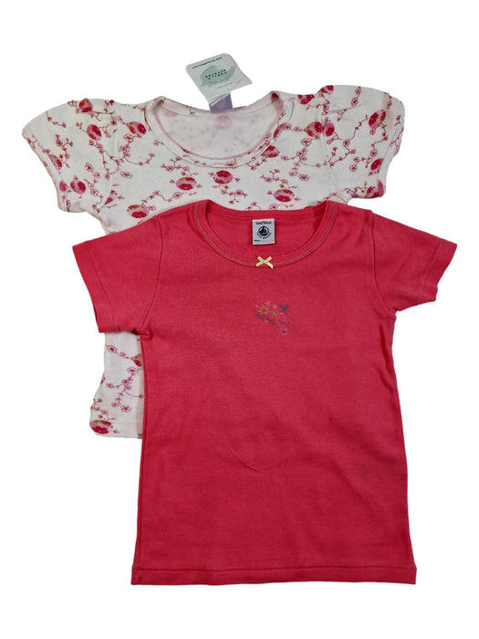 PETIT BATEAU 4 ans lot 2 tee shirts