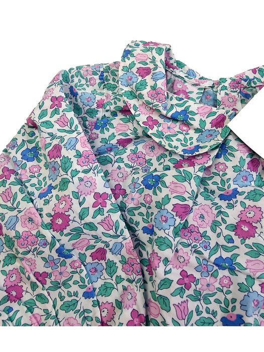 JACADI 12m blouse liberty rose vert