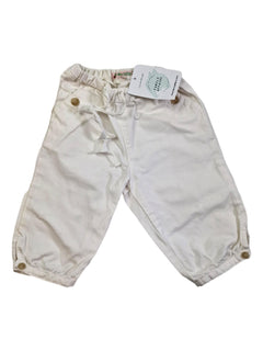 BONPOINT 6m pantalon blanc coton