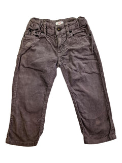 ZEF 2 ans pantalon velours greige