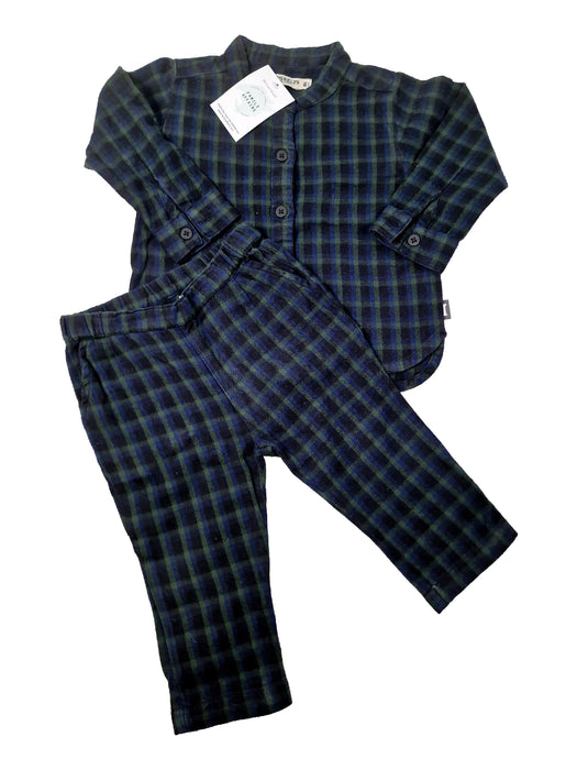 IMPS AND ELFS 2 ans pyjama tartan vert