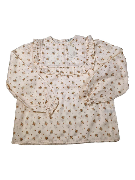 ELEGANCE GARDEN outlet blouse motif moutarde 3 au 12 ans