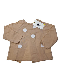 RISU RISU outlet 2 ans blouse beige pois blanc