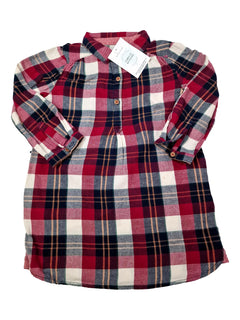 ZARA 2/3 ans robe chemise carreaux