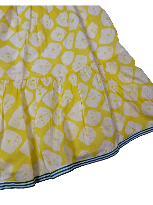 BONTON 8 ans jupe longue jaune motif