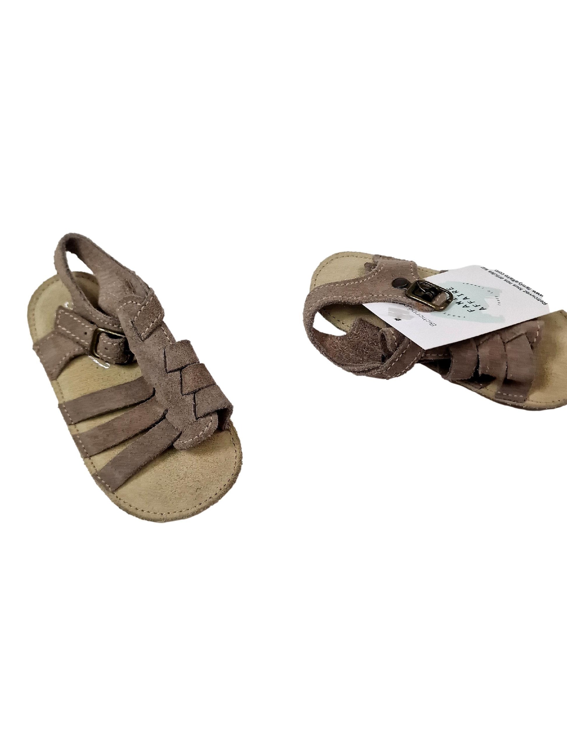 BONPOINT 19 sandales beige souple