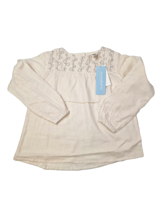 SERENDIPITY ORGANIC outlet 7 ans blouse gaze crème