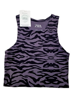 ZARA 6/7 ans brassiere zebre lycra