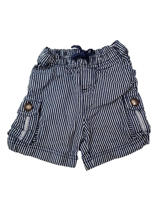 JOJO MAMAN BEBE 6/12M short rayé bleu