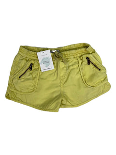 ZARA 4/5 ans short jaune multipoches