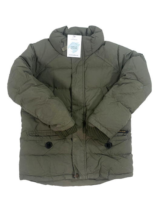 FINGERINTHENOSE 8 ans manteau vert kaki