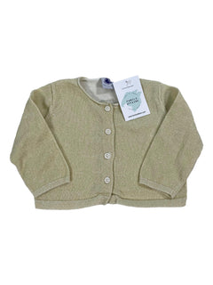 PETIT BATEAU 12 mois gilet pailleté