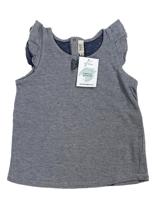 BLUNE 6 ans T-shirt gris noeud