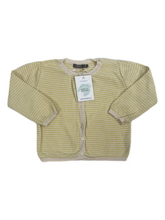 BOUTCHOU 2 ans Gilet rayure jaune