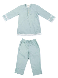 PARIS JOBURG outlet pyjama/ensemble classique bleu mirage 2/12 ans