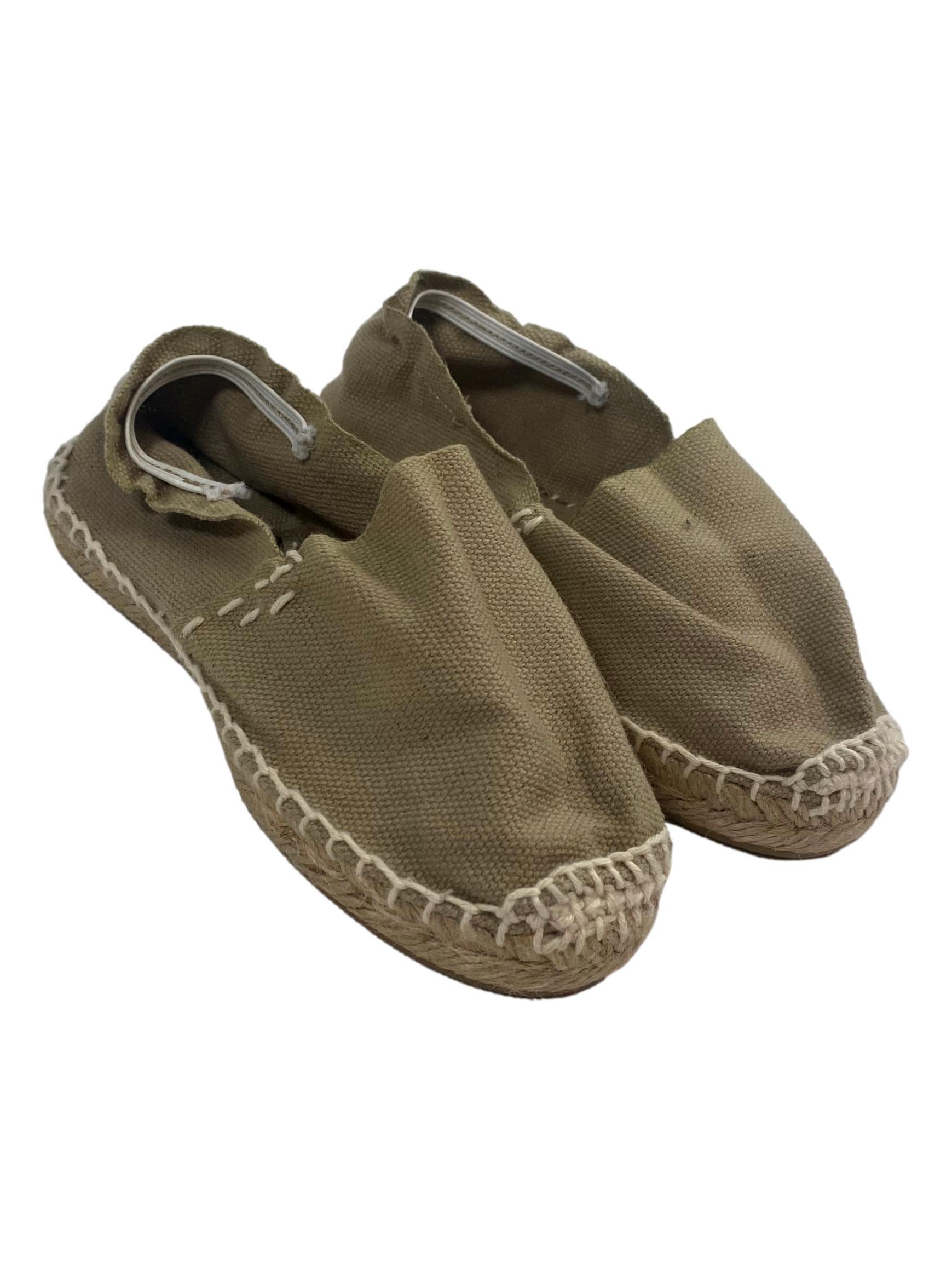 Espadrilles neuves kaki 29