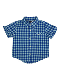 GAP 2 ans Chemise a carreaux bleus