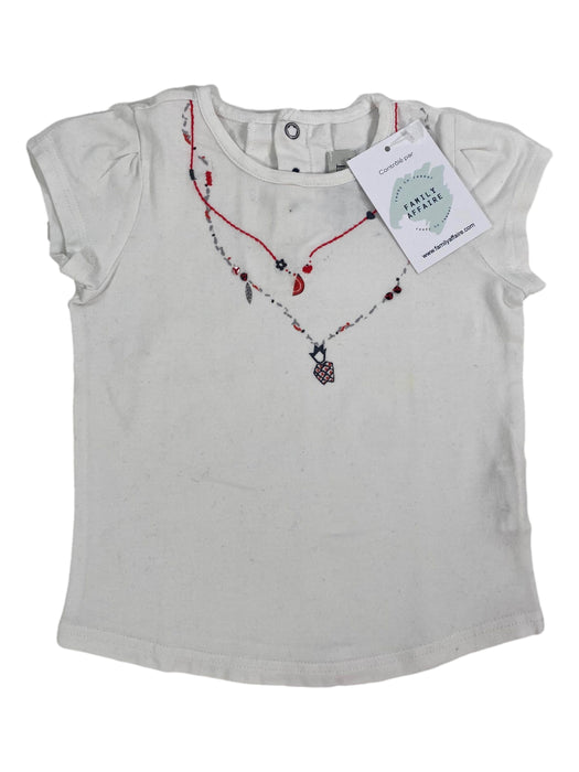 JEAN BOURGET 18 mois tee-shirt collier