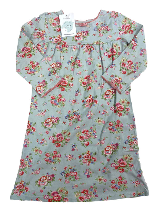 CATH 3/4 ans Chemise de nuit bleue fleurie