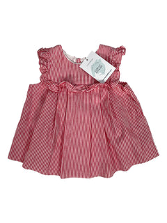 JACADI 12 mois blouse rayée rose