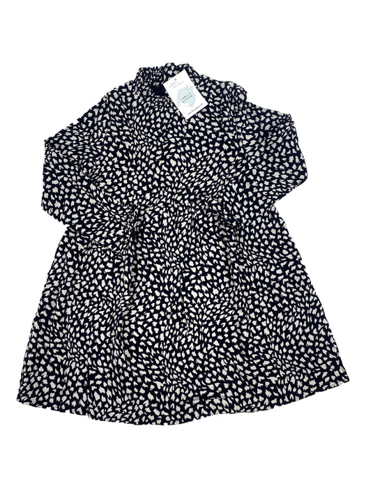 IKKS 6 ans Robe noir motif blanc