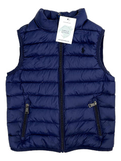 RALPH LAUREN  5 ans doudoune bleue sans manches