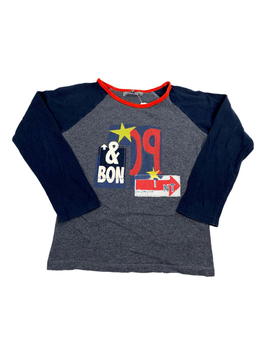 BONPOINT 6 ans tee-shirt bicolore