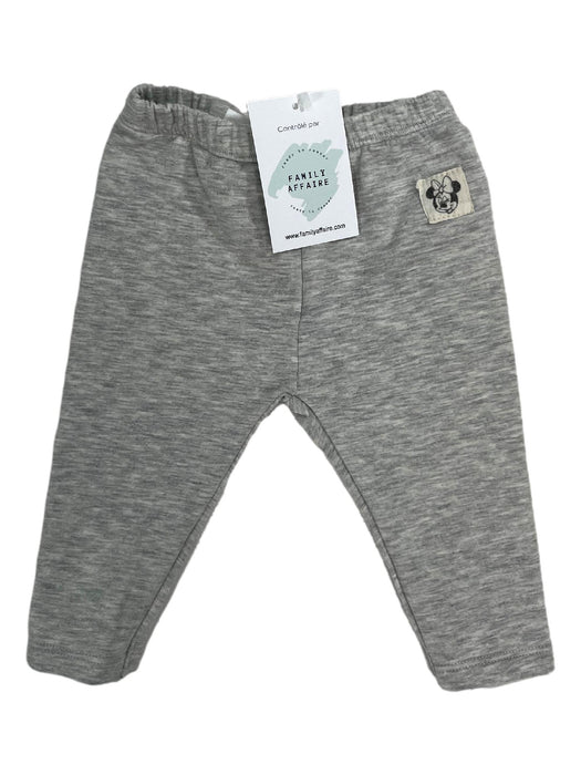 DISNEY BABY 6 mois legging gris chiné