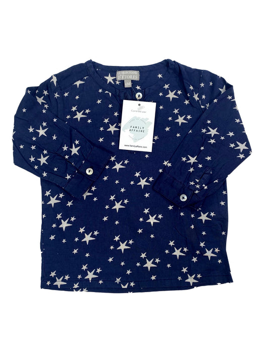 LE MARCHAND D'ÉTOILES 6 mois Blouse étoile