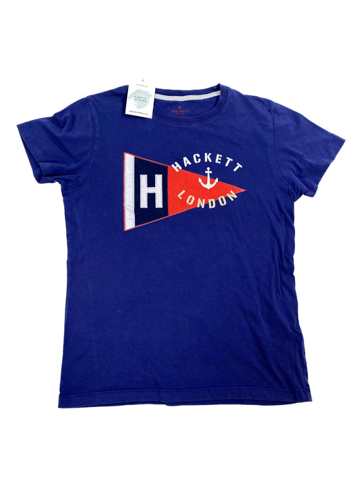 HACKETT 12 ans tee-shirt bleu motif