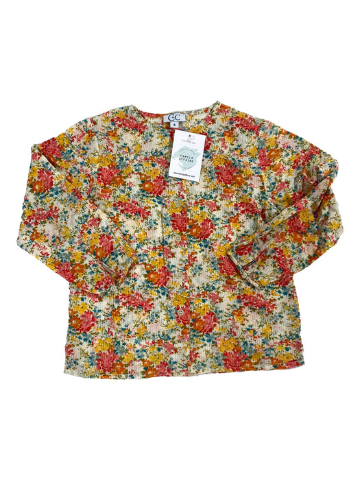 C DE C 6 ans Blouse fleurie colorée