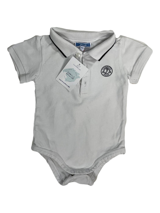 JACADI 18 mois Body blanc col polo