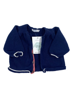 BOUTCHOU 3 mois Gilet bleu marine