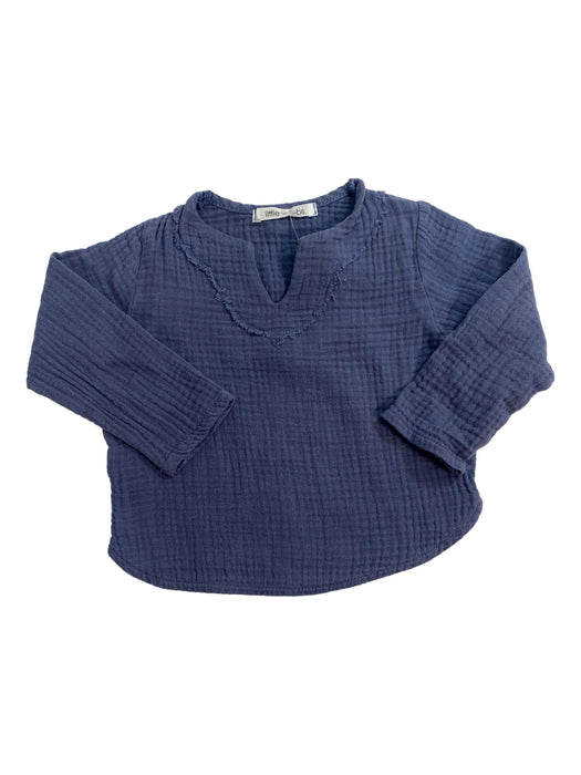 LITTLE CELEBS 18 mois Blouse gris violet