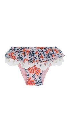 LISON OUTLET Maillot de bain culotte Freesia rose 12 mois