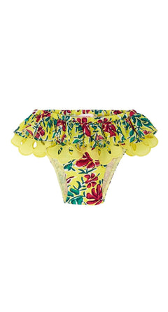 LISON OUTLET Maillot de bain culotte Freesia jaune 12/18 mois /2/3 ans