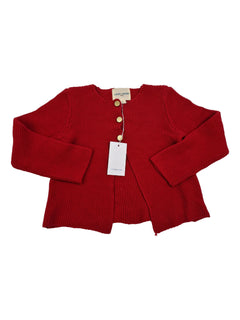 Gilet rouge en coton pour enfant 6 ans - Louis Louise